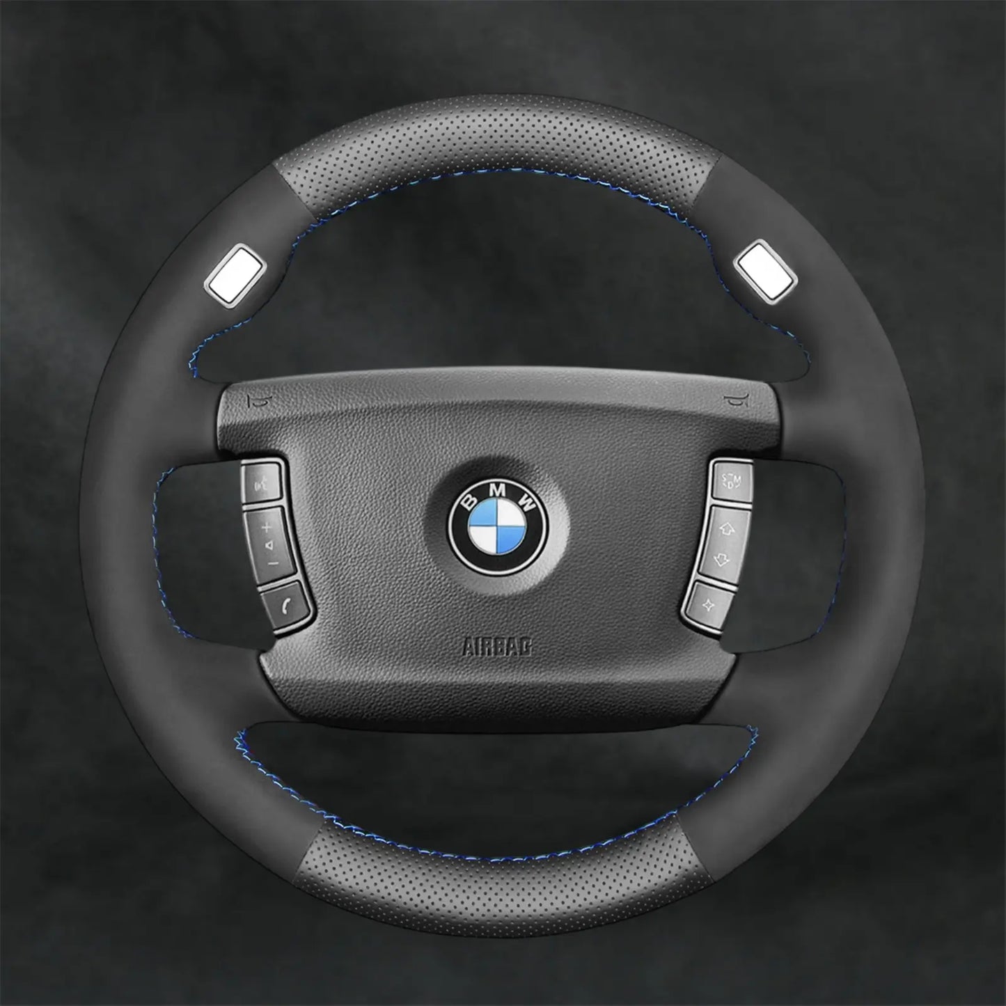Steering Wheel Cover for BMW 7 Series E65 E66 2001 - 2008 - Mewantx