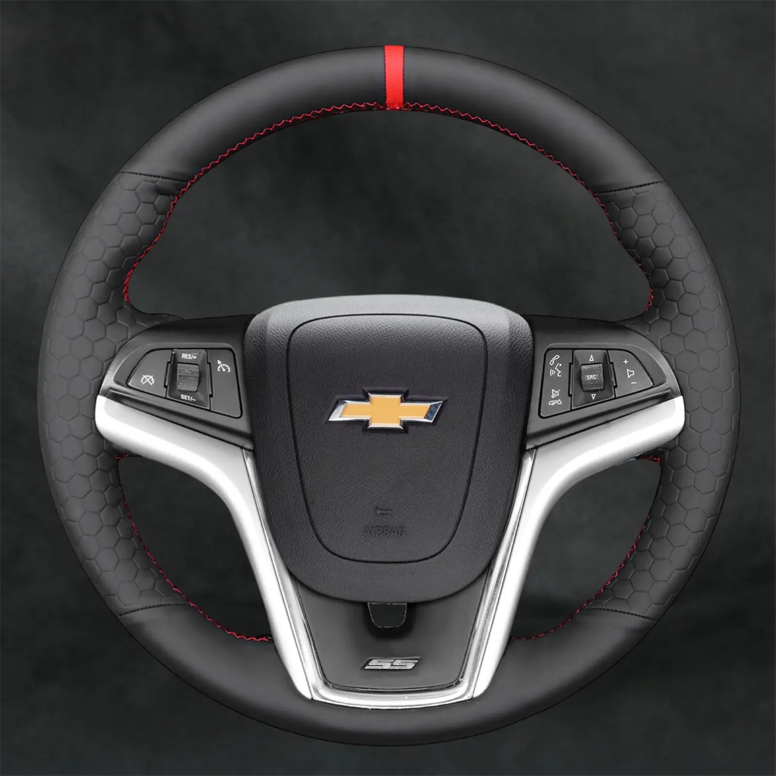 Steering Wheel Cover for Chevrolet Chevy Camaro 2012 - 2015 - Mewantx