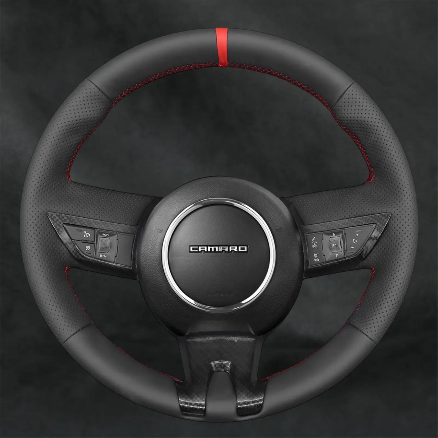 Steering Wheel Cover for Chevrolet Chevy Corvette C6 2012 - 2013 - Mewantx