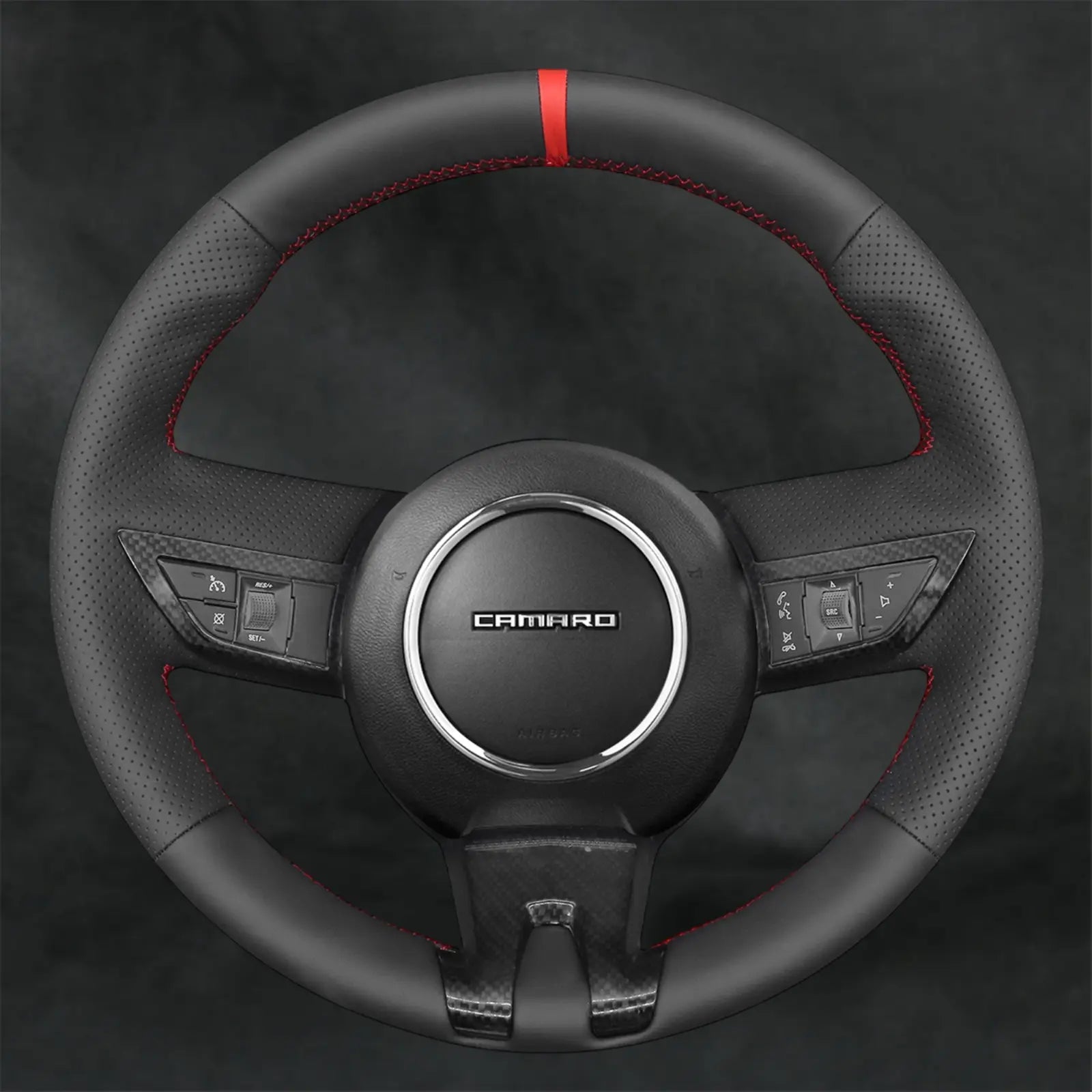 Steering Wheel Cover for Chevrolet Chevy Corvette C6 2012 - 2013 - Mewantx
