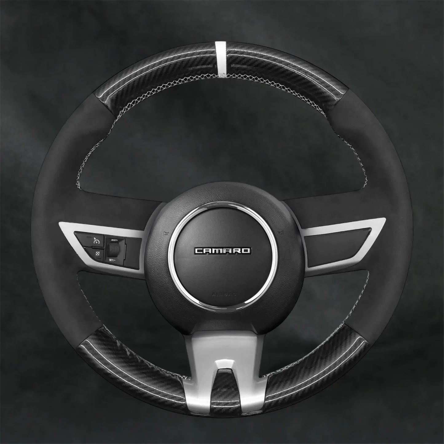 Steering Wheel Cover for Chevrolet Chevy Corvette C6 2012 - 2013 - Mewantx