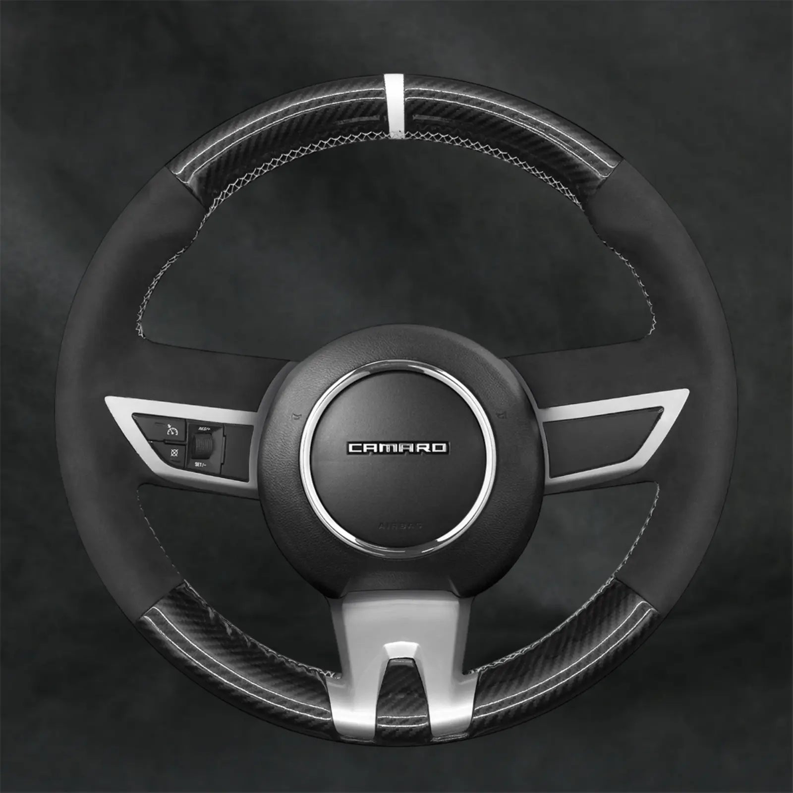 Steering Wheel Cover for Chevrolet Chevy Corvette C6 2012 - 2013 - Mewantx