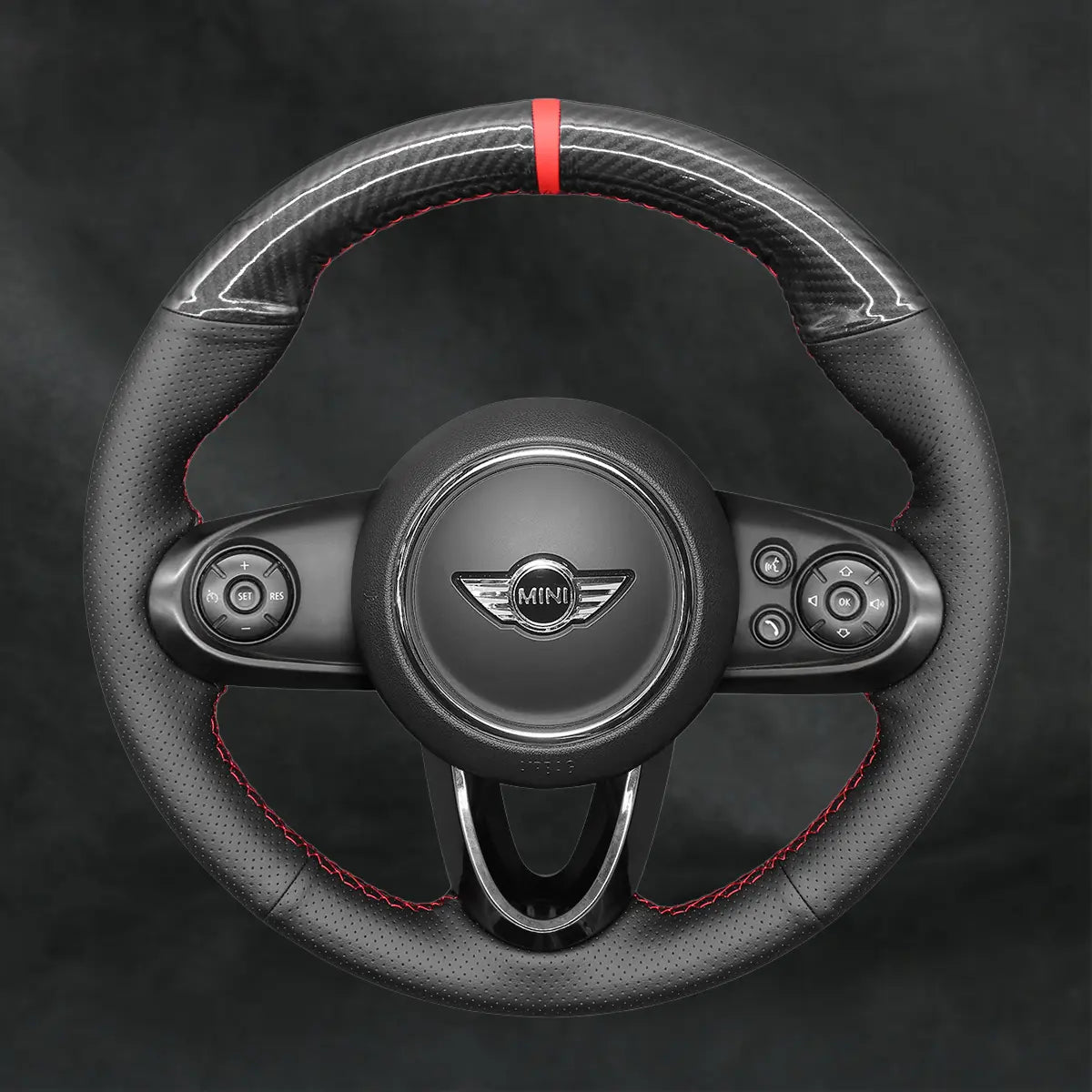Steering Wheel Cover for Mini Cooper F55 F56 2014 - 2020 - Mewantx