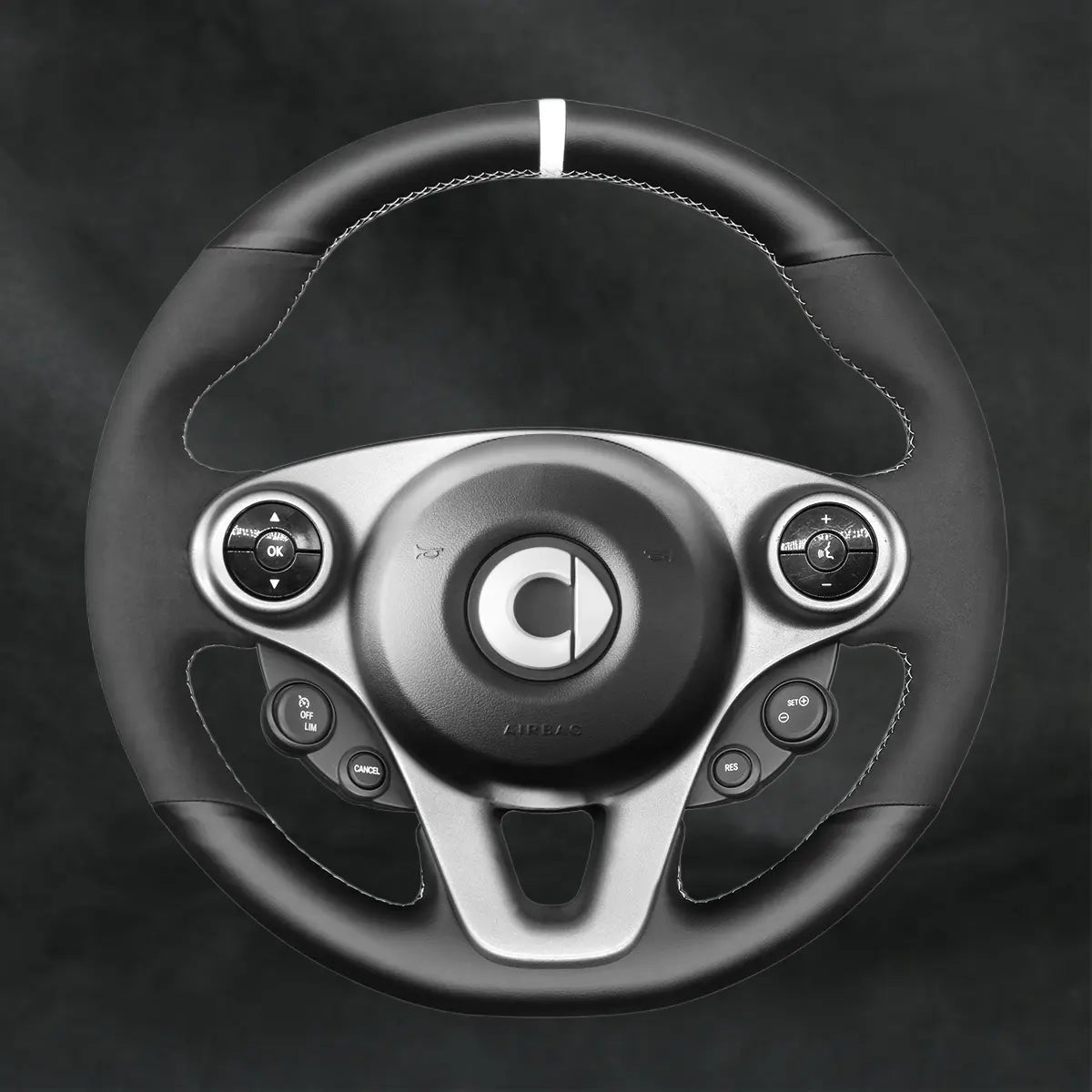 Steering Wheel Cover for Smart Forfour 2015 - 2017 - Mewantx