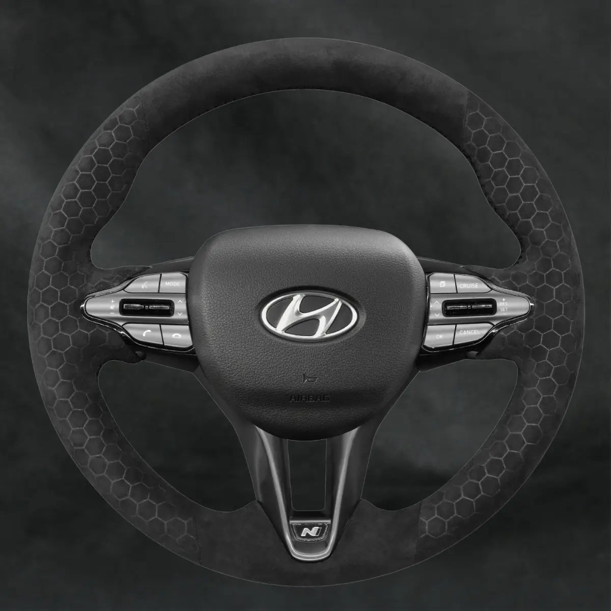 Steering Wheel Cover For Hyundai Elantra N Line 2021 - 2024 - Mewantx
