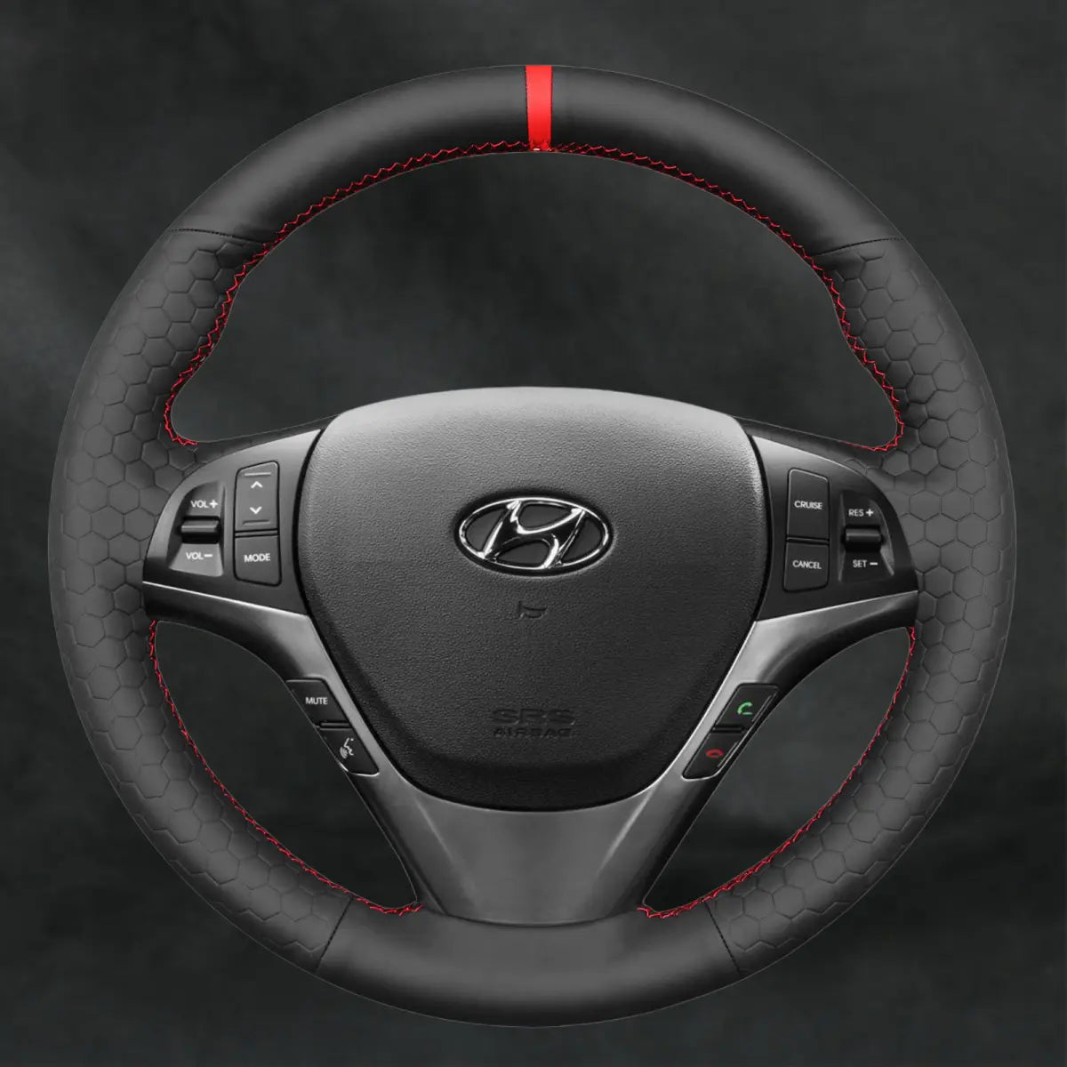 Steering Wheel Cover For Hyundai Genesis Coupe 2010 - 2016 - Mewantx