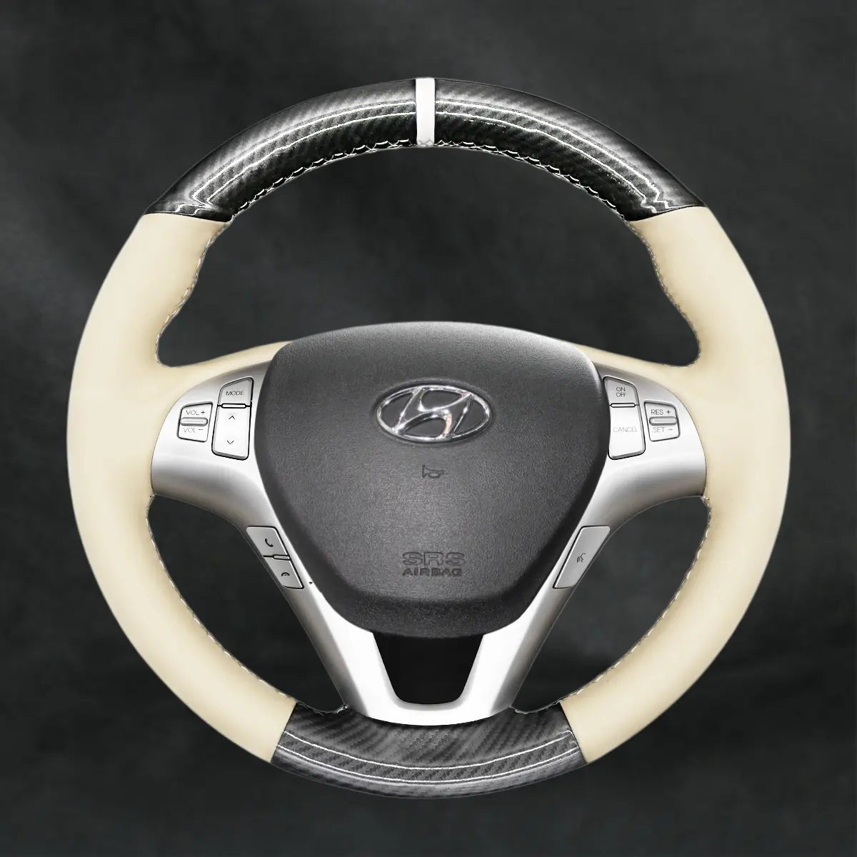 Steering Wheel Cover For Hyundai Genesis Coupe 2010 - 2016 - Mewantx
