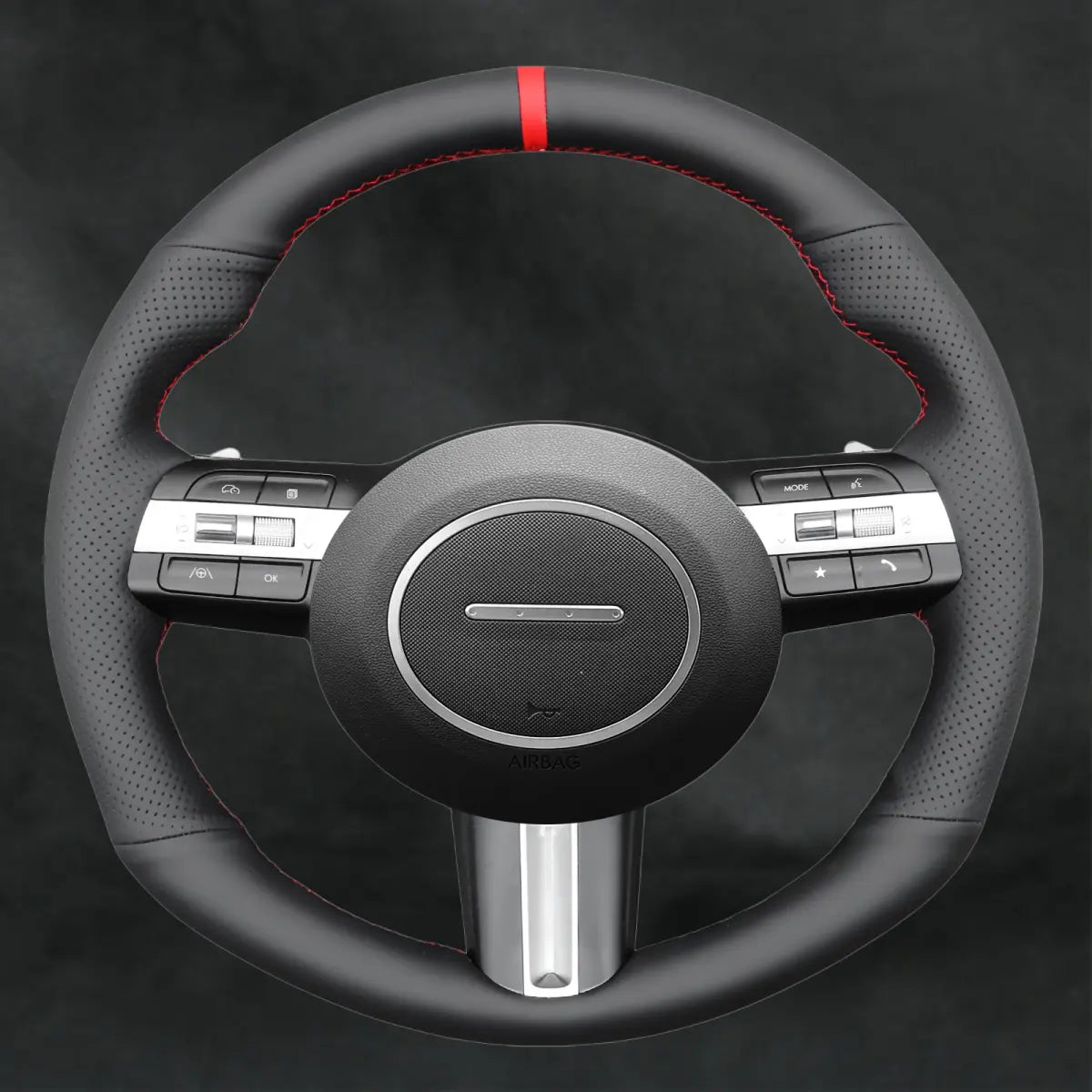 Steering Wheel Cover For Hyundai Kona 2024 - 2025 - Mewantx