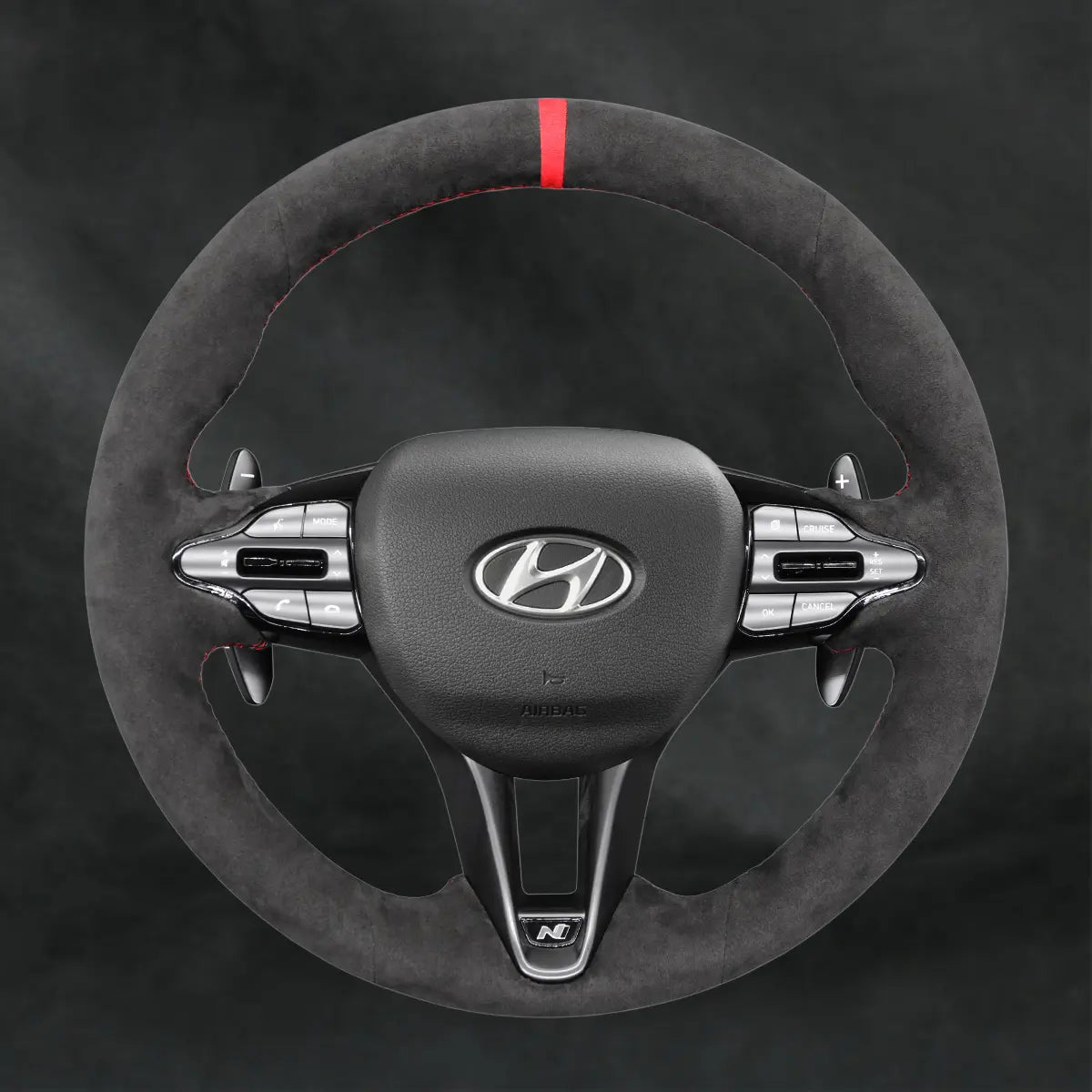 Steering Wheel Cover For Hyundai Veloster N 2019 - 2022 - Mewantx