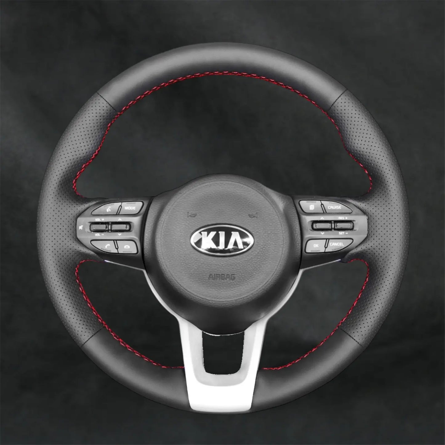 Steering Wheel Cover For Kia Picanto 3 2017 - 2022 - Mewantx
