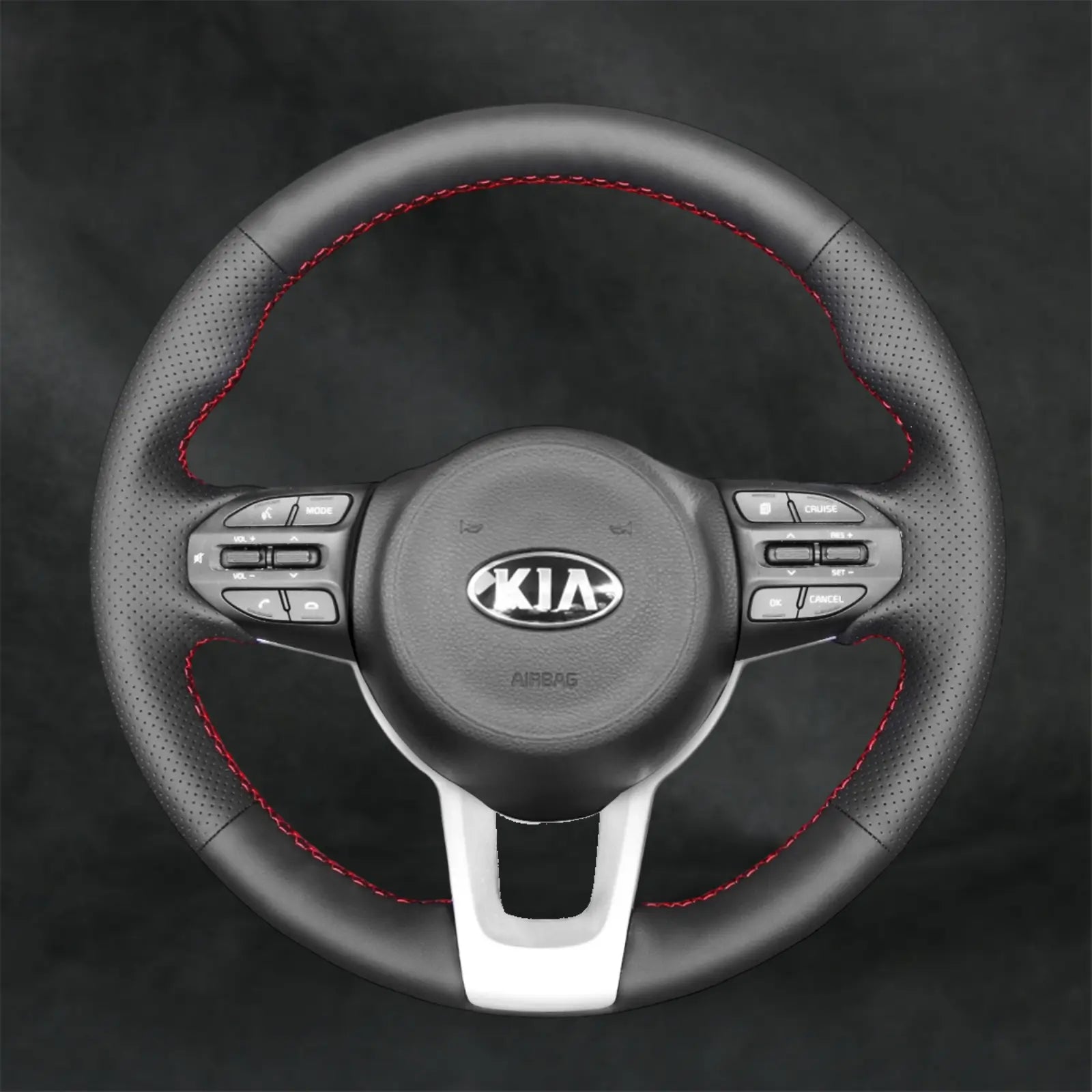 Steering Wheel Cover For Kia Rio 4 2017 - 2022 - Mewantx