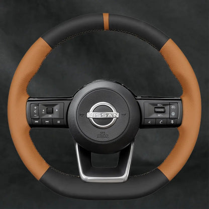 Steering Wheel Cover For Nissan Qashqai III J12 2021 - 2024 - Mewantx
