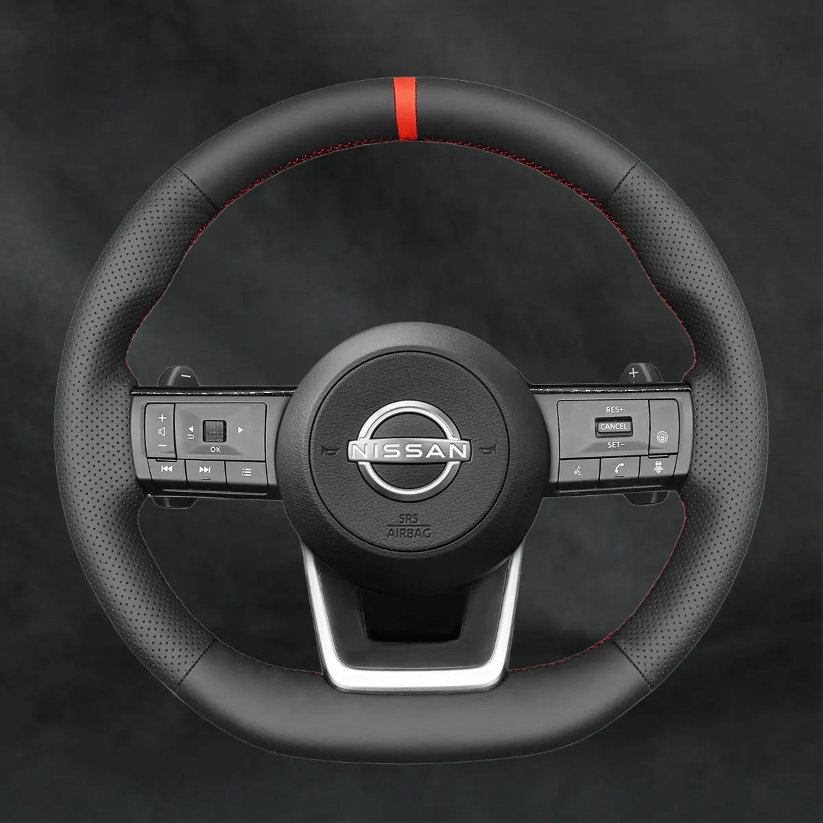 Steering Wheel Cover For Nissan X - Trail IV T33 2021 - 2024 - Mewantx