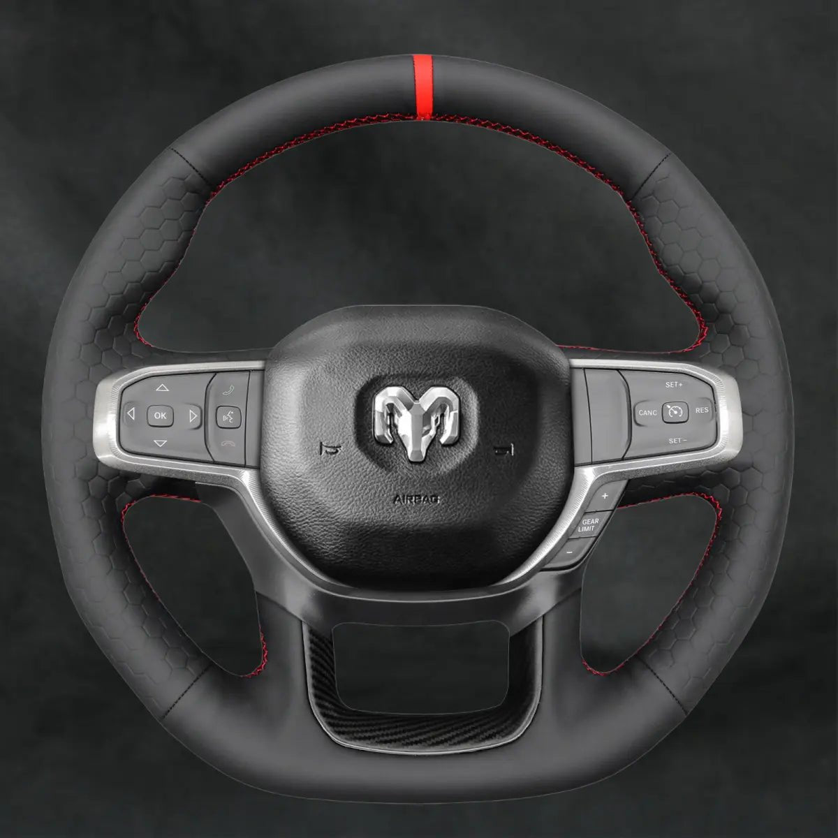 Steering Wheel Cover For RAM 1500 TRX/GT/RHO 2021 - 2025 - Mewantx