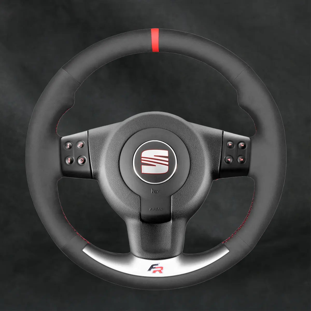 Steering Wheel Cover for Seat Ibiza FR 6L 2005 - 2009 - Mewantx
