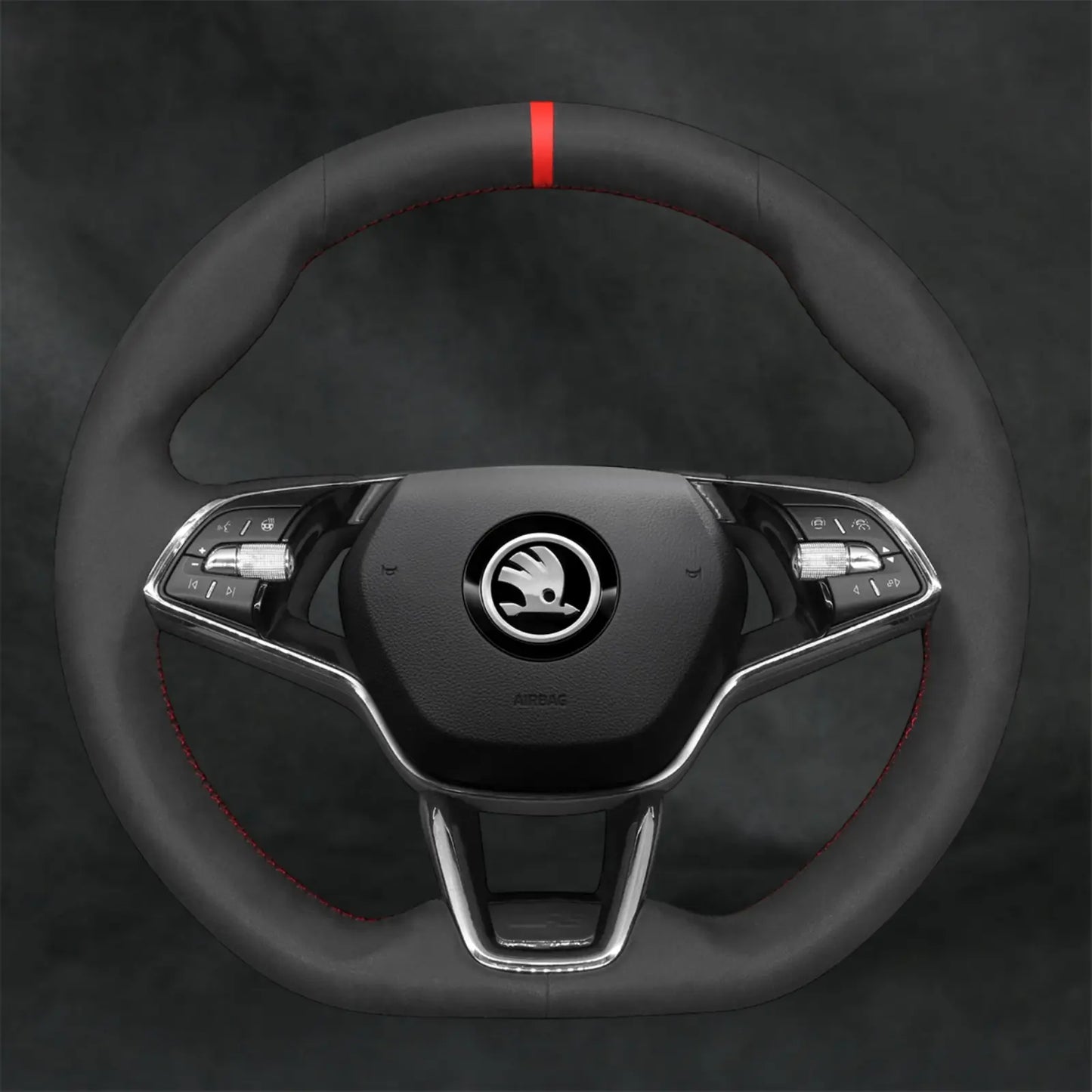 Steering Wheel Cover for Skoda Kushaq 2021 - 2025 - Mewantx