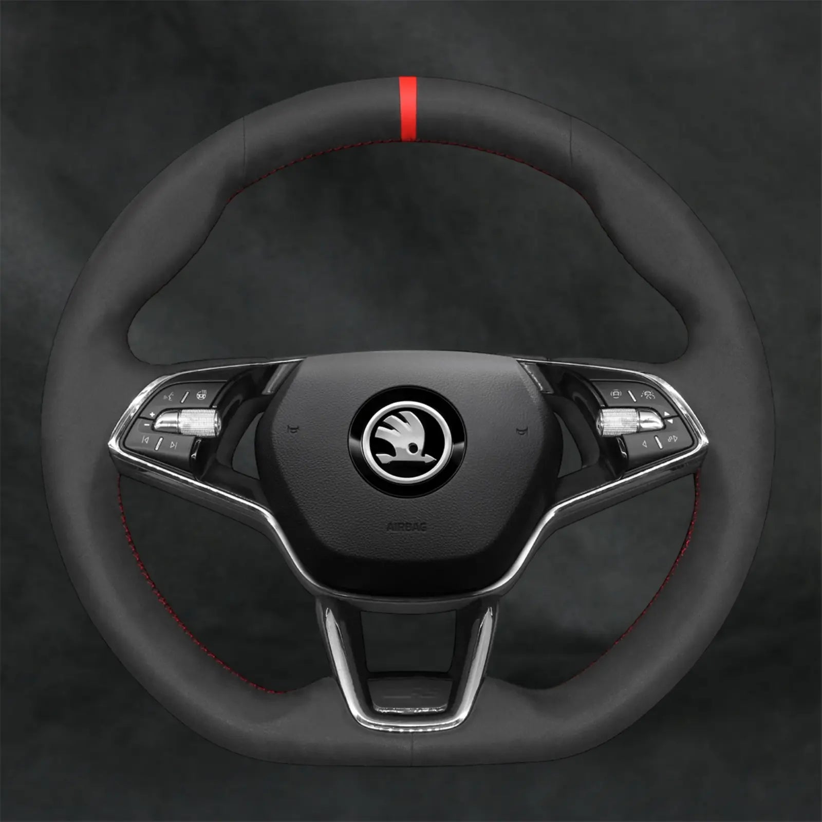 Steering Wheel Cover for Skoda Slavia 2022 - 2025 - Mewantx