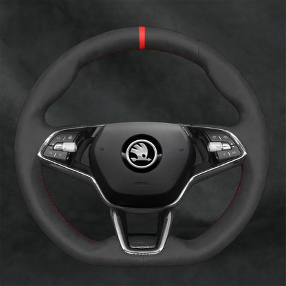 Steering Wheel Cover for Skoda Slavia 2022 - 2025 - Mewantx