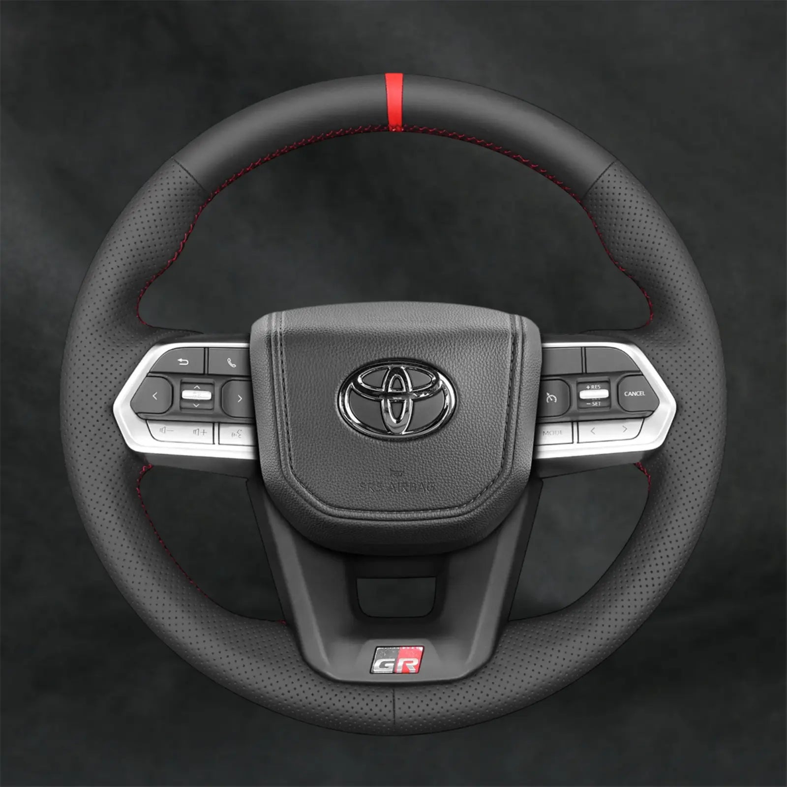 Steering Wheel Cover For Toyota Land Cruiser 300 Series J300 LC300 2021 - 2024 - Mewantx