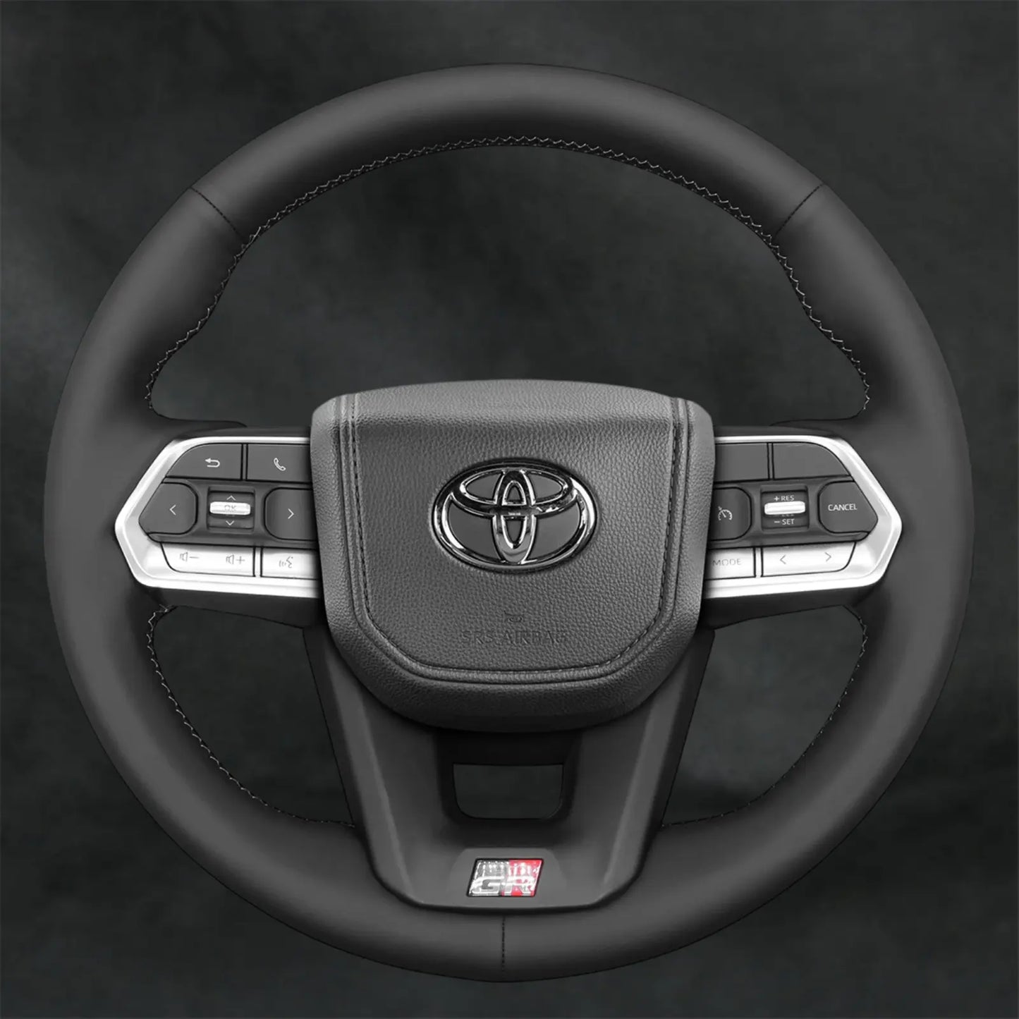 Steering Wheel Cover For Toyota Land Cruiser 300 Series J300 LC300 2021 - 2024 - Mewantx