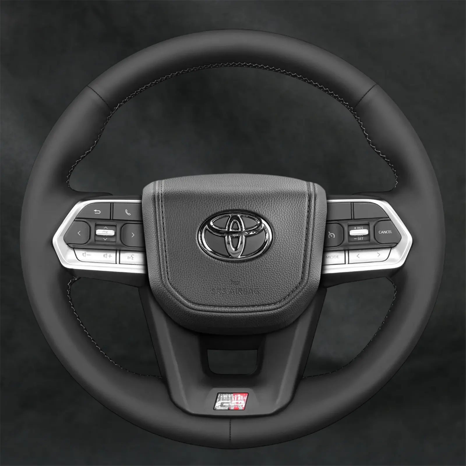 Steering Wheel Cover For Toyota Land Cruiser 300 Series J300 LC300 2021 - 2024 - Mewantx