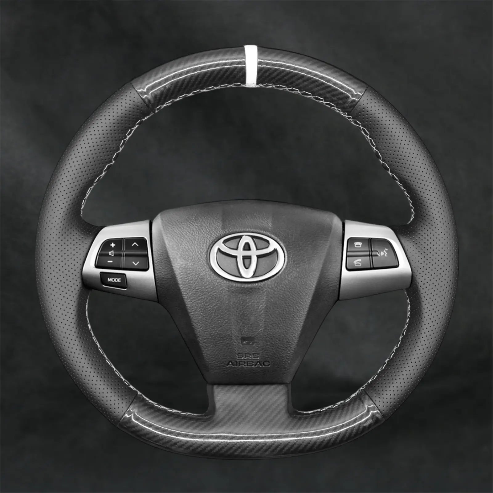 Steering Wheel Cover For Toyota Wish 2009 - 2017 - Mewantx