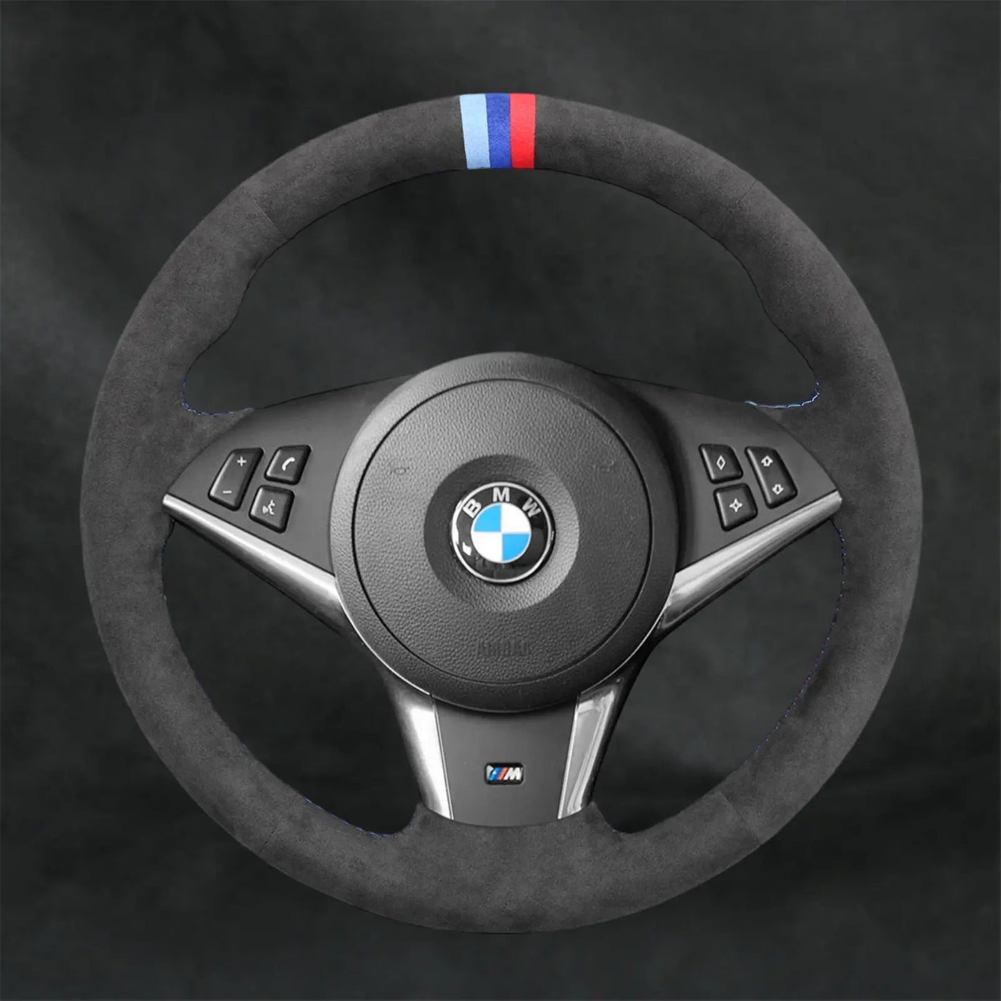 Steering Wheel Cover For BMW 5 Series E60 E61 2004 - 2009 - Mewantx