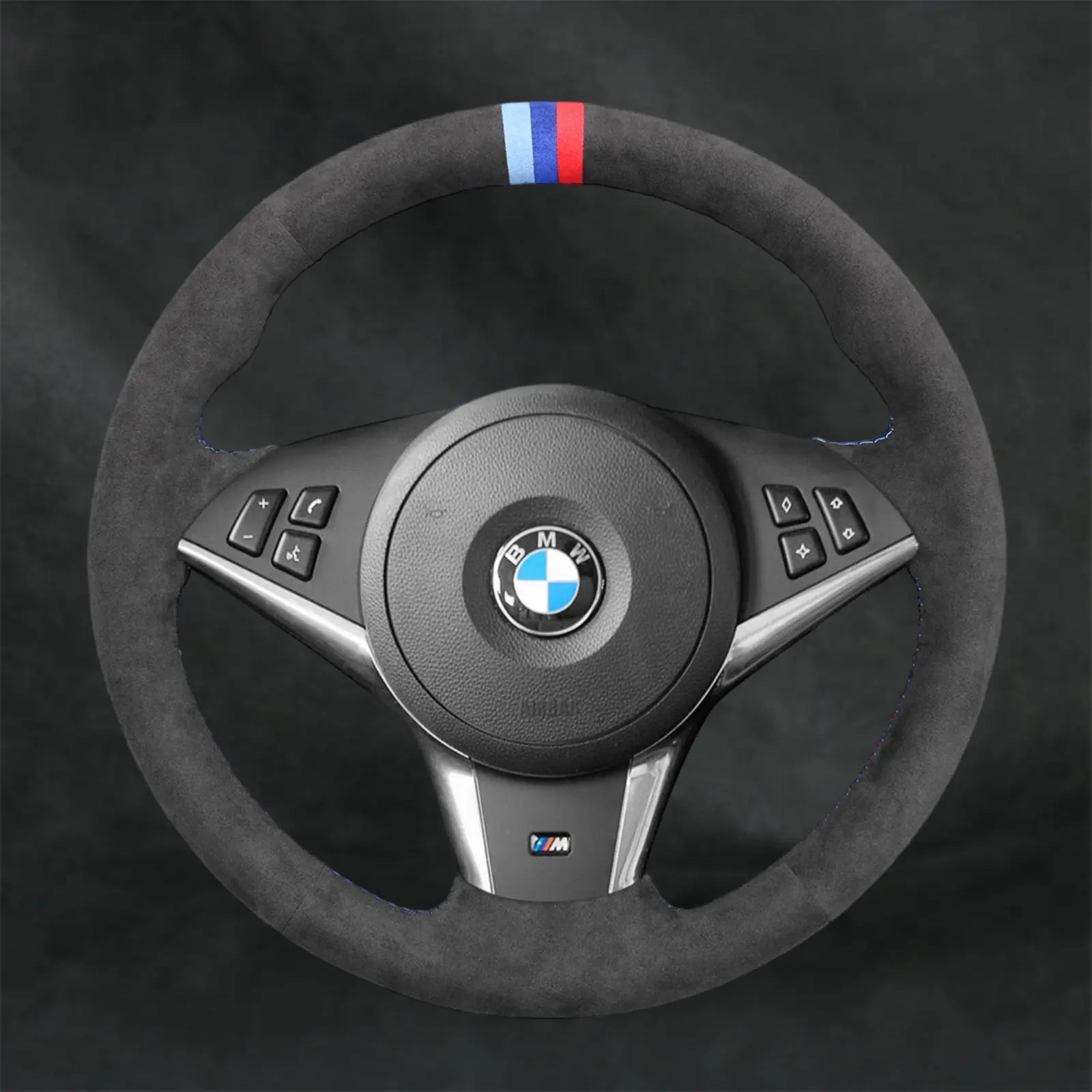 Steering Wheel Cover For BMW 5 Series E60 E61 2004 - 2009 - Mewantx