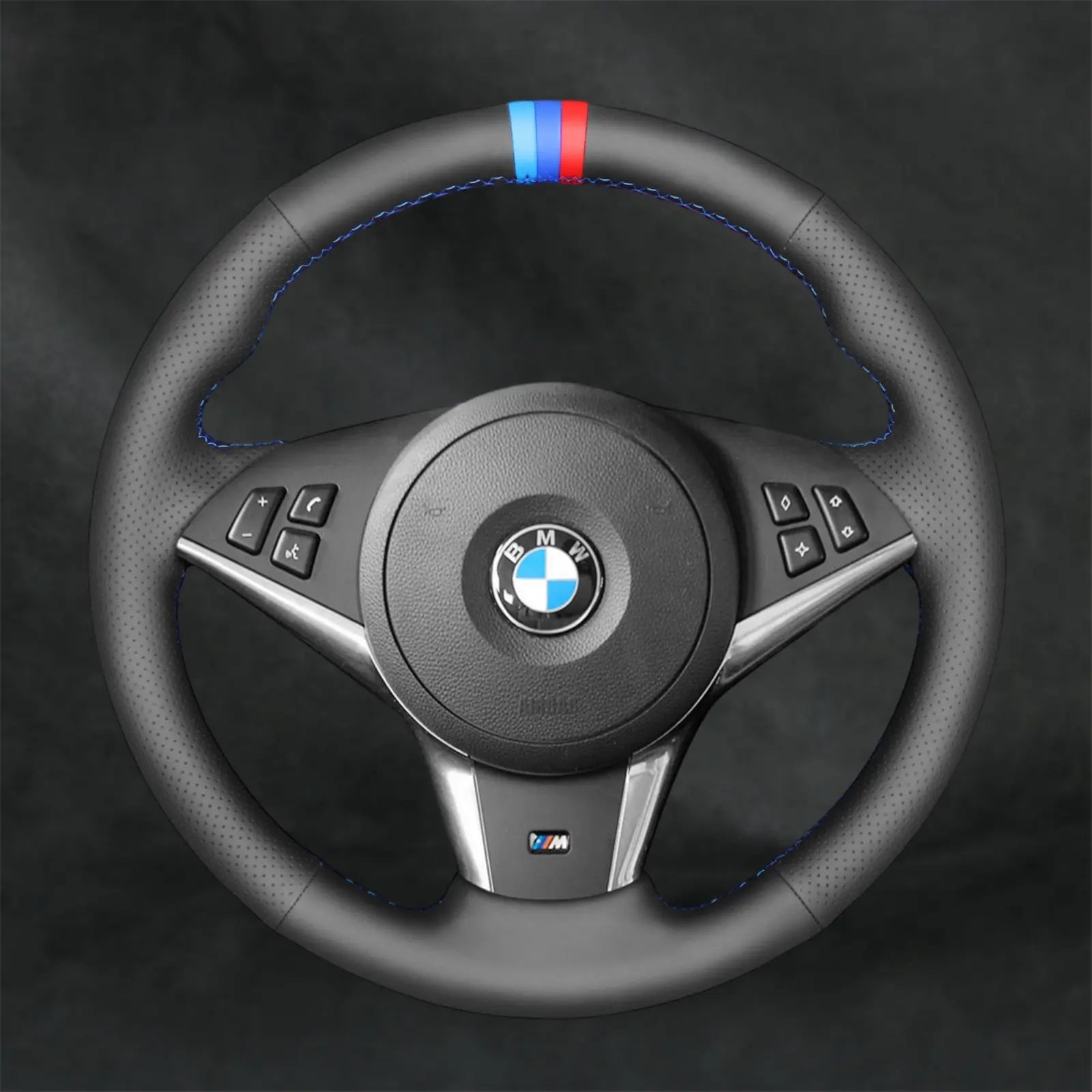 Steering Wheel Cover For BMW 5 Series E60 E61 2004 - 2009 - Mewantx