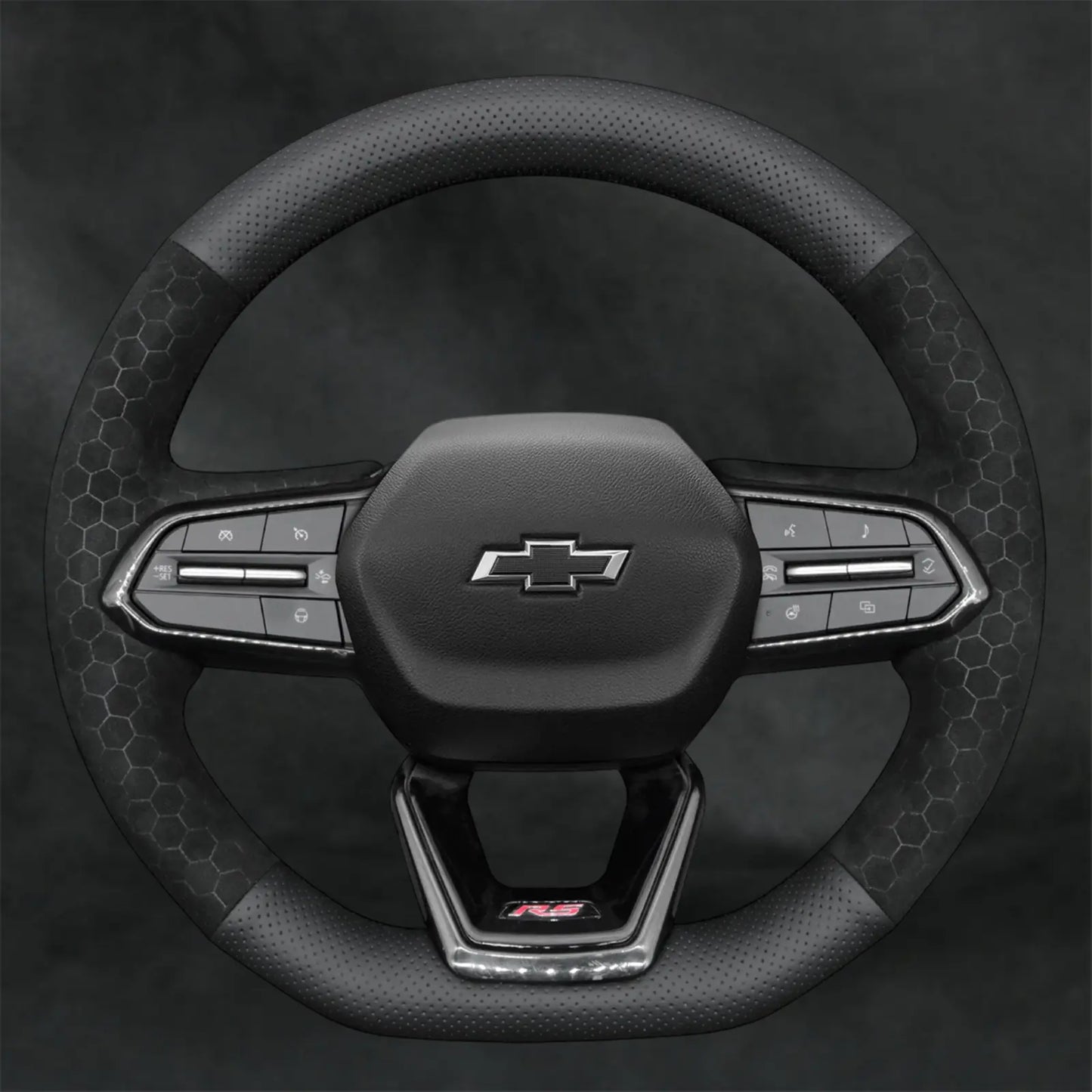 Steering Wheel Cover For Chevrolet Chevy Silverado EV RST 2024 - 2025 - Mewantx
