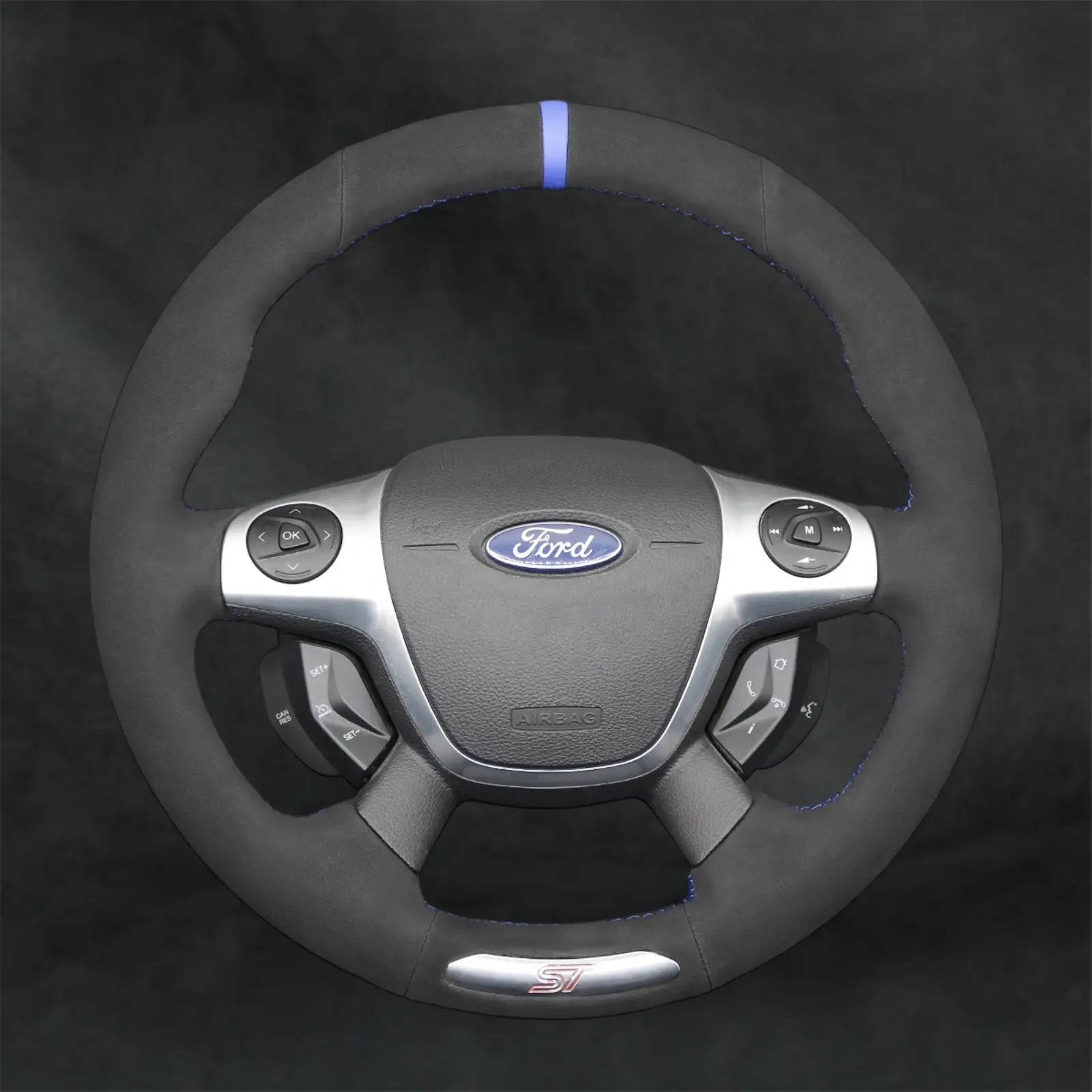 Steering Wheel Cover For Ford Fiesta ST 2014 - 2019 - Mewantx