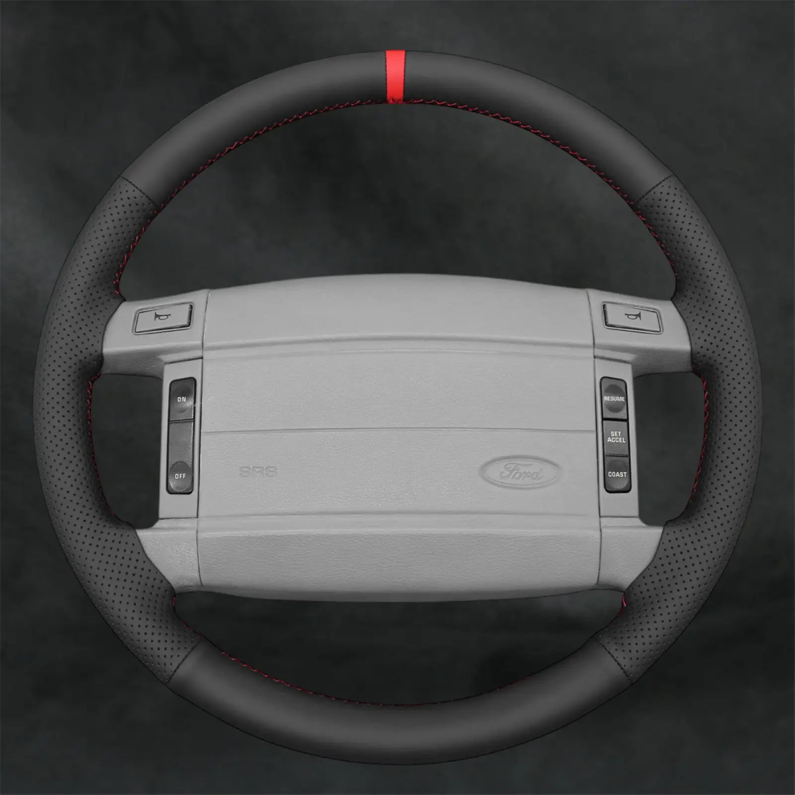 Steering Wheel Cover For Ford Mustang LX GT 1990 - 1993 - Mewantx