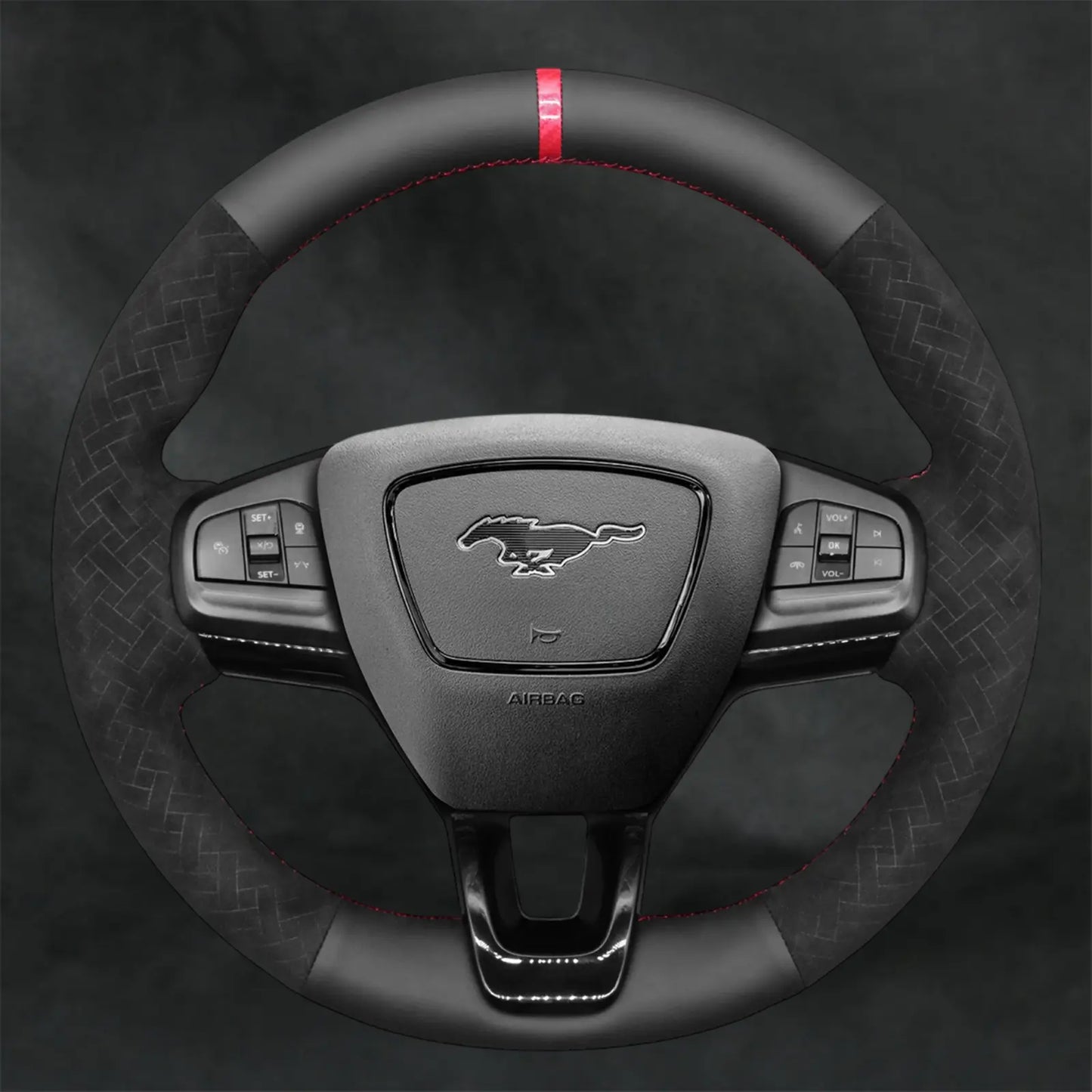 Steering Wheel Cover For Ford Mustang Mach - E 2020 - 2026 - Mewantx