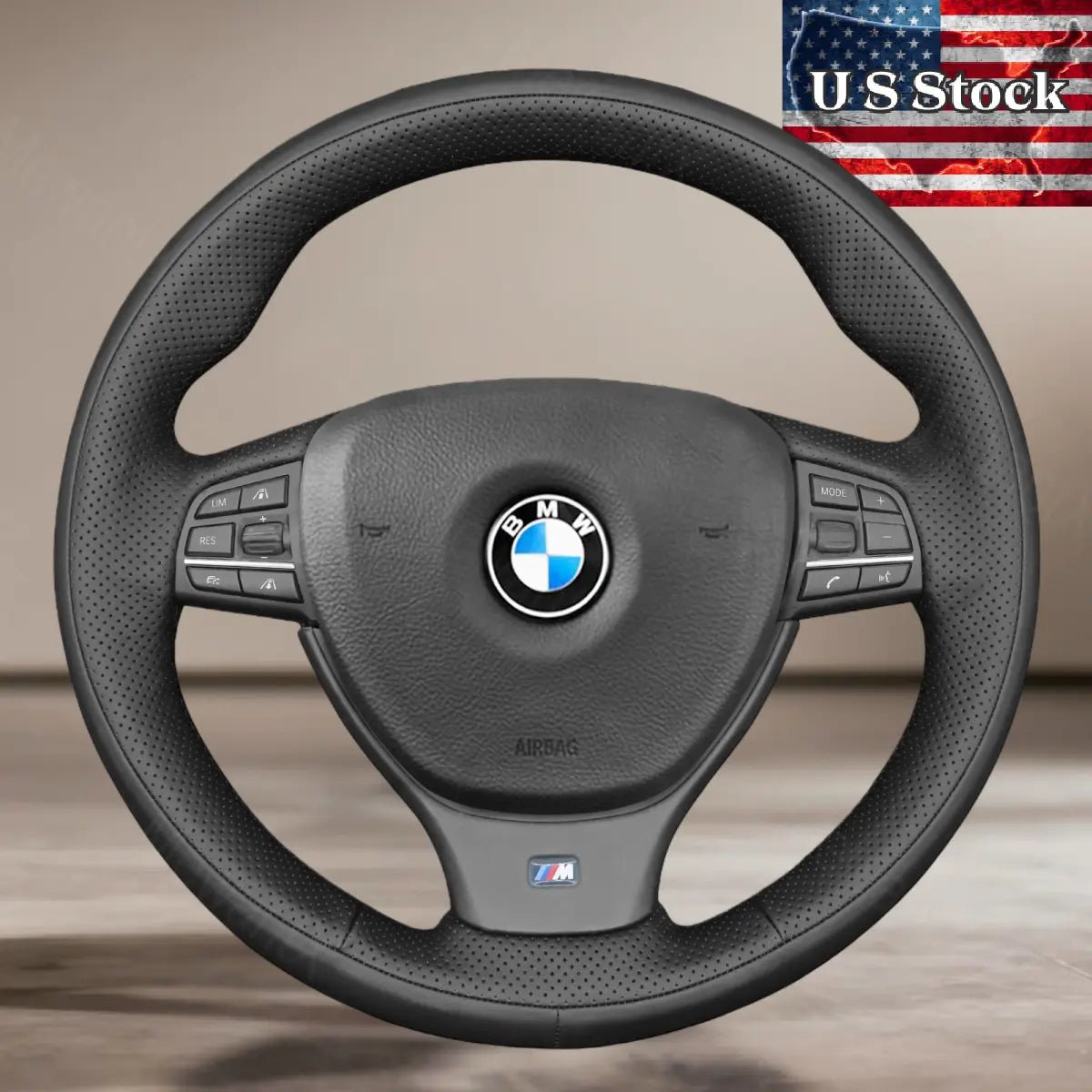 Steering Wheel Cover For BMW 5 Series M Sport F10 F11 F07 GT Gran Turismo 2009 - 2013—US STOCK - Mewantx