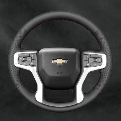 Discover MewantX Custom Steering Wheel Cover For Chevrolet Chevy Blazer 2021 - 2025 Mewant delivers comfort, grip, style, protection and durable quality.