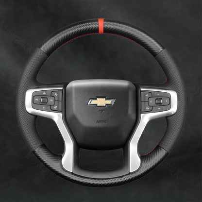 Discover MewantX Custom Steering Wheel Cover For Chevrolet Chevy Blazer 2021 - 2025 Mewant delivers comfort, grip, style, protection and durable quality.