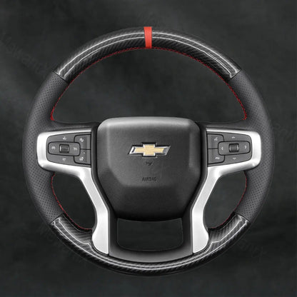Discover MewantX Custom Steering Wheel Cover For Chevrolet Chevy Blazer 2021 - 2025 Mewant delivers comfort, grip, style, protection and durable quality.