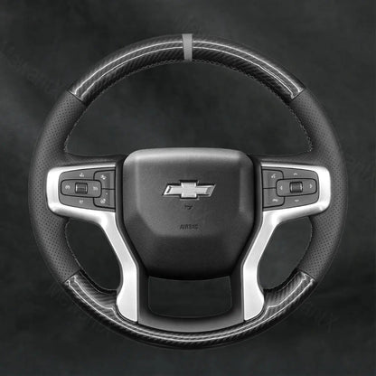 Discover MewantX Custom Steering Wheel Cover For Chevrolet Chevy Blazer 2021 - 2025 Mewant delivers comfort, grip, style, protection and durable quality.
