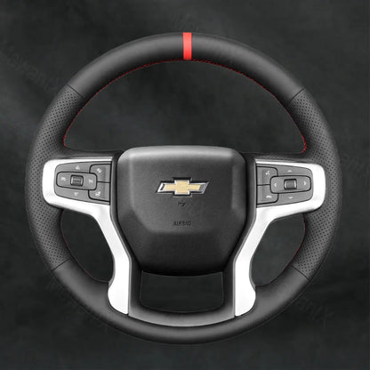 Discover MewantX Custom Steering Wheel Cover For Chevrolet Chevy Blazer 2021 - 2025 Mewant delivers comfort, grip, style, protection and durable quality.