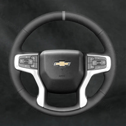 Discover MewantX Custom Steering Wheel Cover For Chevrolet Chevy Blazer 2021 - 2025 Mewant delivers comfort, grip, style, protection and durable quality.