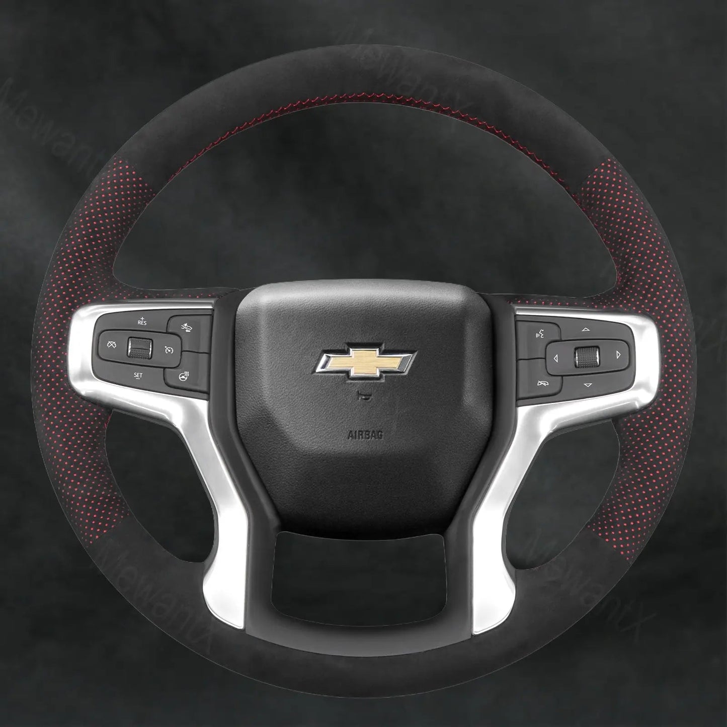 Discover MewantX Custom Steering Wheel Cover For Chevrolet Chevy Blazer 2021 - 2025 Mewant delivers comfort, grip, style, protection and durable quality.