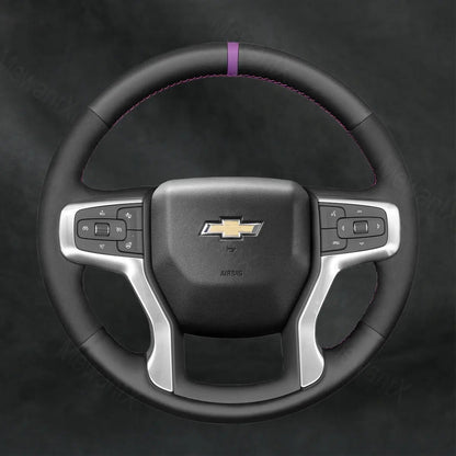 Discover MewantX Custom Steering Wheel Cover For Chevrolet Chevy Blazer 2021 - 2025 Mewant delivers comfort, grip, style, protection and durable quality.