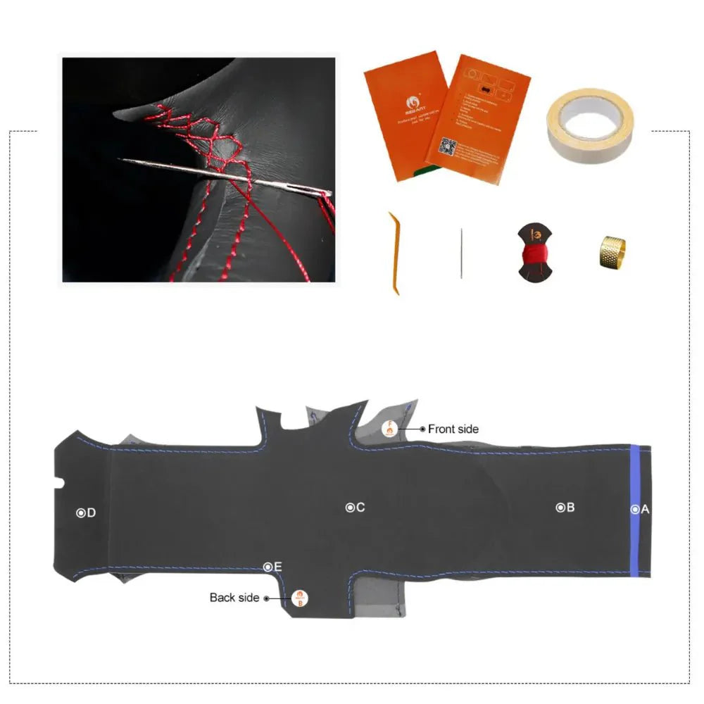 Steering Wheel Cover For For Honda Crosstour 2013 - 2015 - Mewantx