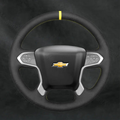 Discover MewantX Custom Steering Wheel Cover For Chevrolet Chevy Suburban 2015 - 2019 Mewant delivers comfort, grip, style, protection and durable quality.
