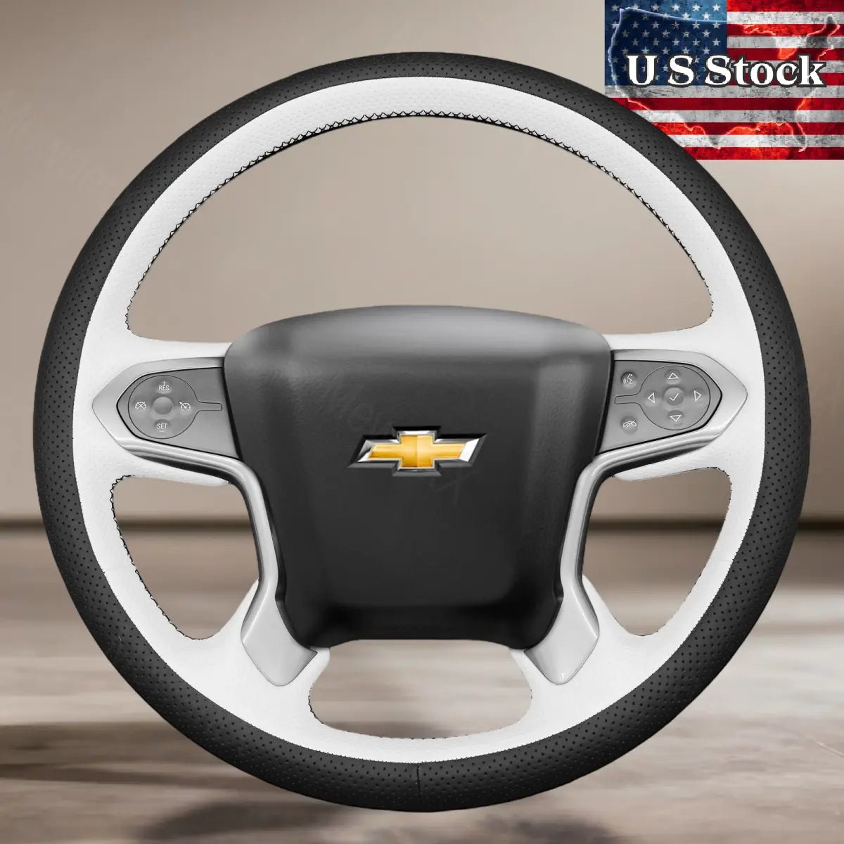 Steering Wheel Cover For Chevrolet Chevy Silverado 1500 LD 2500 3500 4500HD 5500HD 6500HD 2019 - 2025—US STOCK - Mewantx