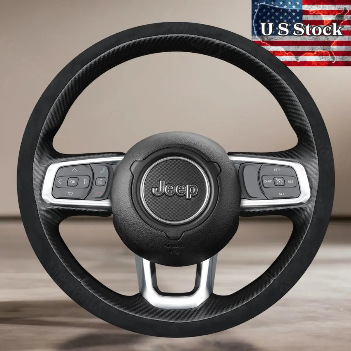 Steering Wheel Cover For Jeep Wrangler JL 2019 - 2025—US STOCK - Mewantx