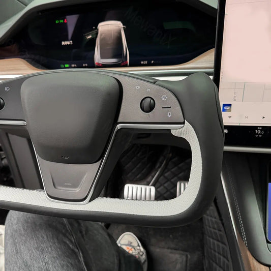 Steering Wheel Cover For Tesla Model S York 2021 - 2023—US STOCK - Mewantx