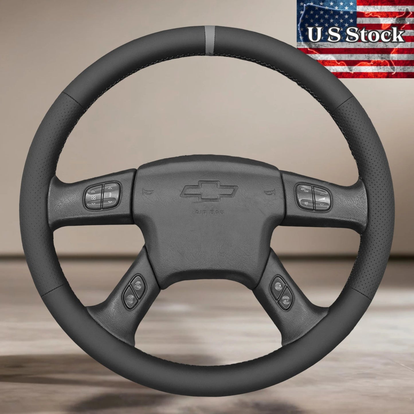 US STOCK Steering Wheel Cover For Chevrolet (Chevy) Silverado 2003-2007