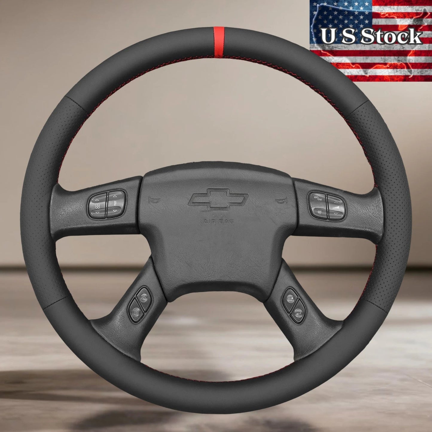 US STOCK Steering Wheel Cover For Chevrolet (Chevy) Silverado 2003-2007