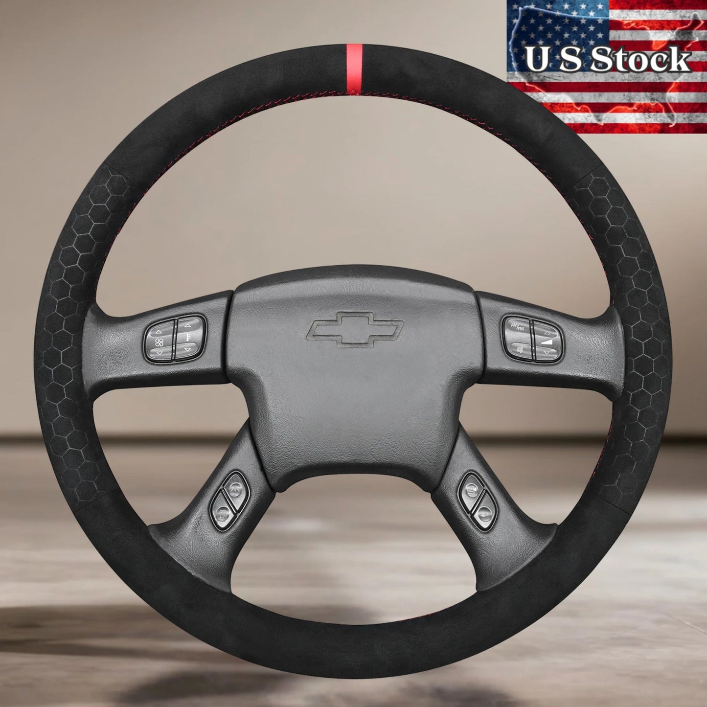 US STOCK Steering Wheel Cover For Chevrolet (Chevy) Silverado 2003-2007